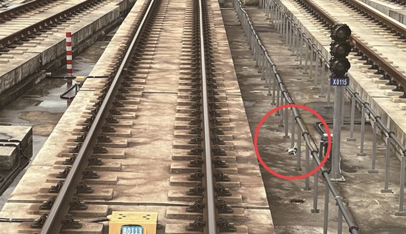 一架無人機墜落S2線軌道,險些導致列車停運